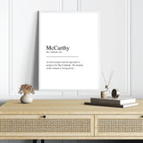 McCarthy | Surname