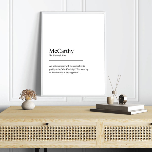 McCarthy | Surname