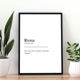 Riona | First Name