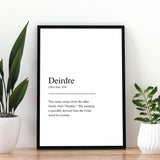 Deirdre | First Name