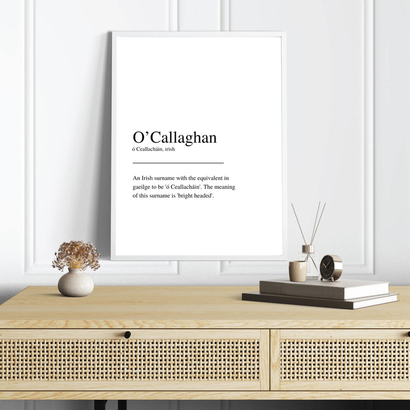O’Callaghan | Surname